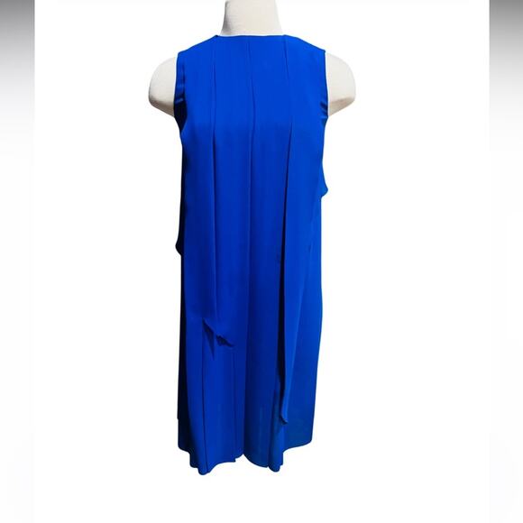 COS Sleeveless Pleat Dress in Royal Blue Size 4 - Picture 2 of 9